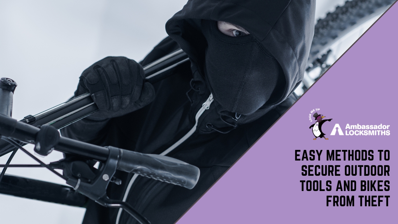 Blog » Blog A hooded person in a face mask carrying a stolen bicycle over their shoulder